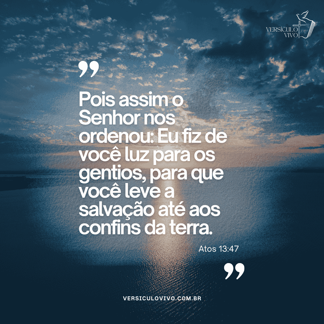 Versículos para Culto de Missões