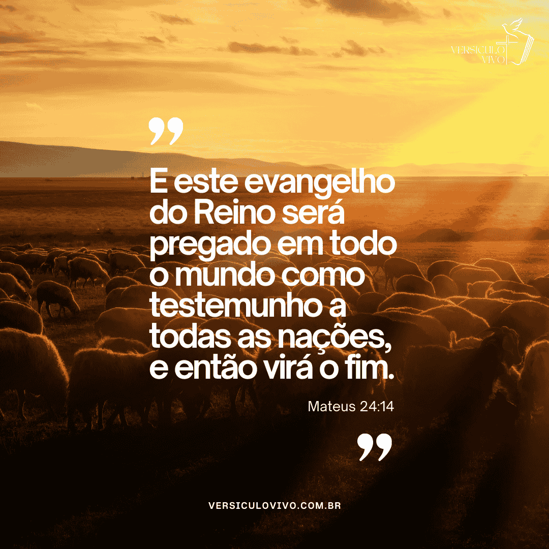 Versículos para Culto de Missões