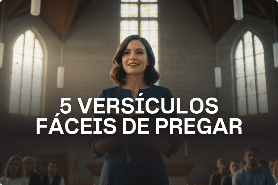 5 versículos fáceis de pregar