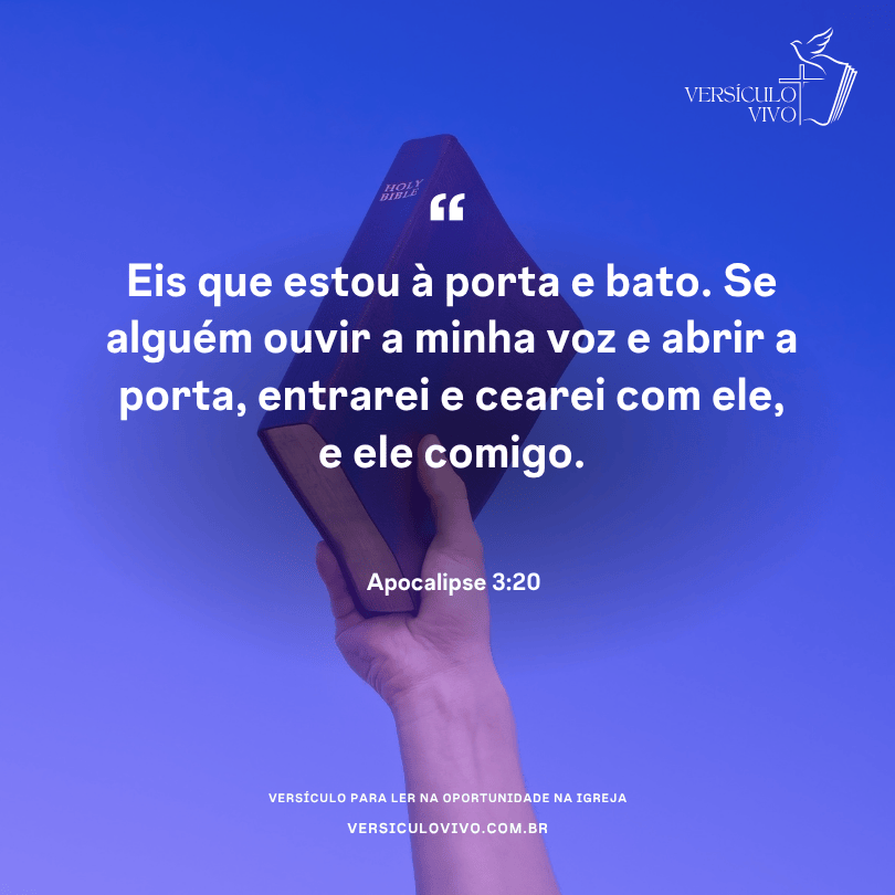 Versículos para ler na oportunidade na igreja