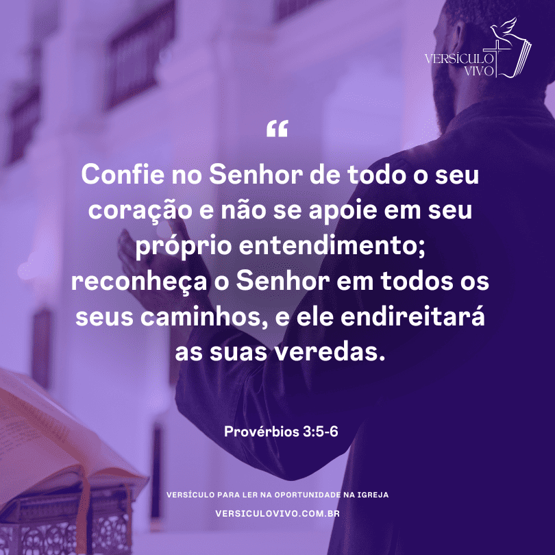 Versículos para ler na oportunidade na igreja