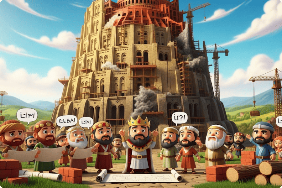 Histórias Bíblicas Infantil Torre de Babel
