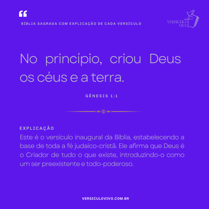 Bíblia Sagrada com Explicação de cada Versículo