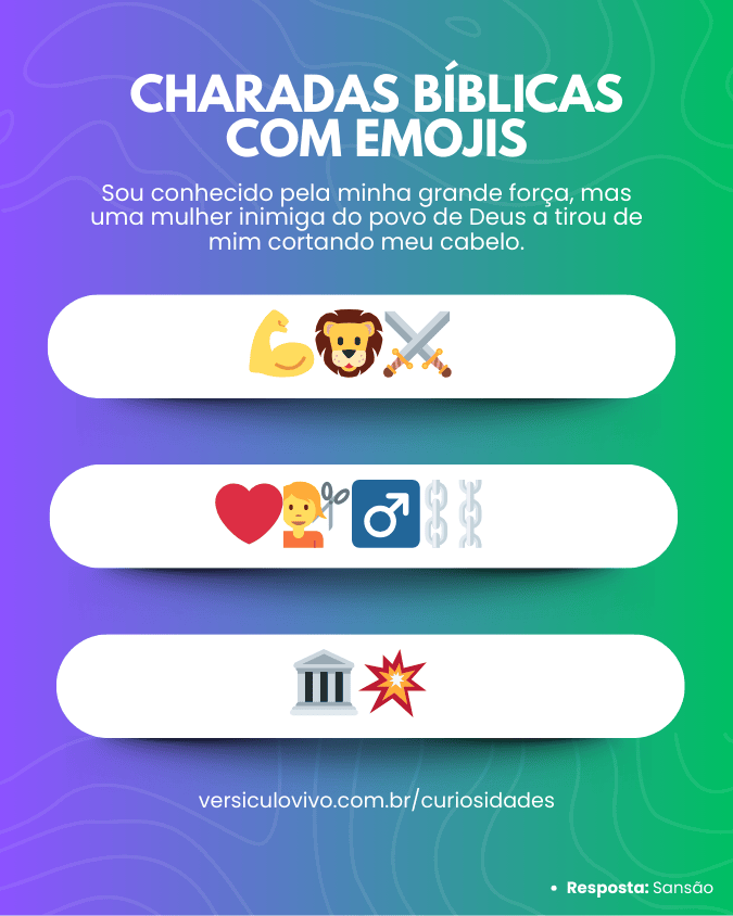 Charadas Bíblicas com Emojis