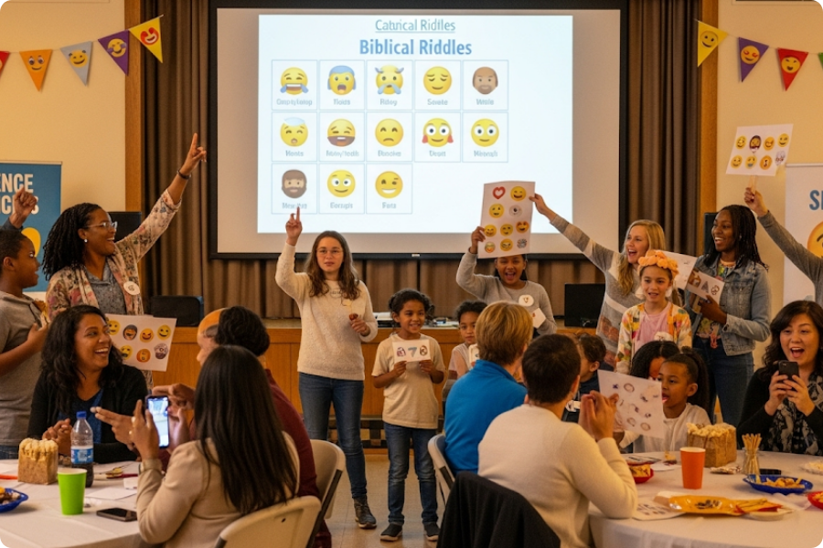 Charadas Bíblicas com Emojis