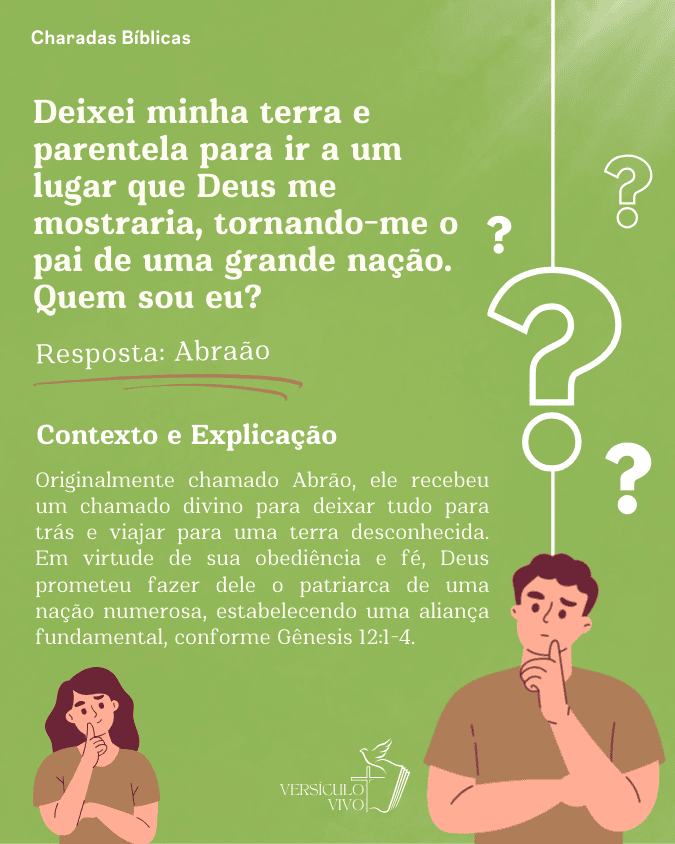 Charadas do Antigo Testamento Charadas do Antigo Testamento