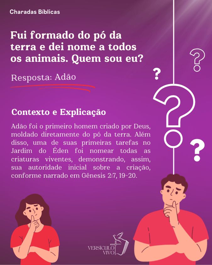 Charadas do Antigo Testamento Charadas do Antigo Testamento