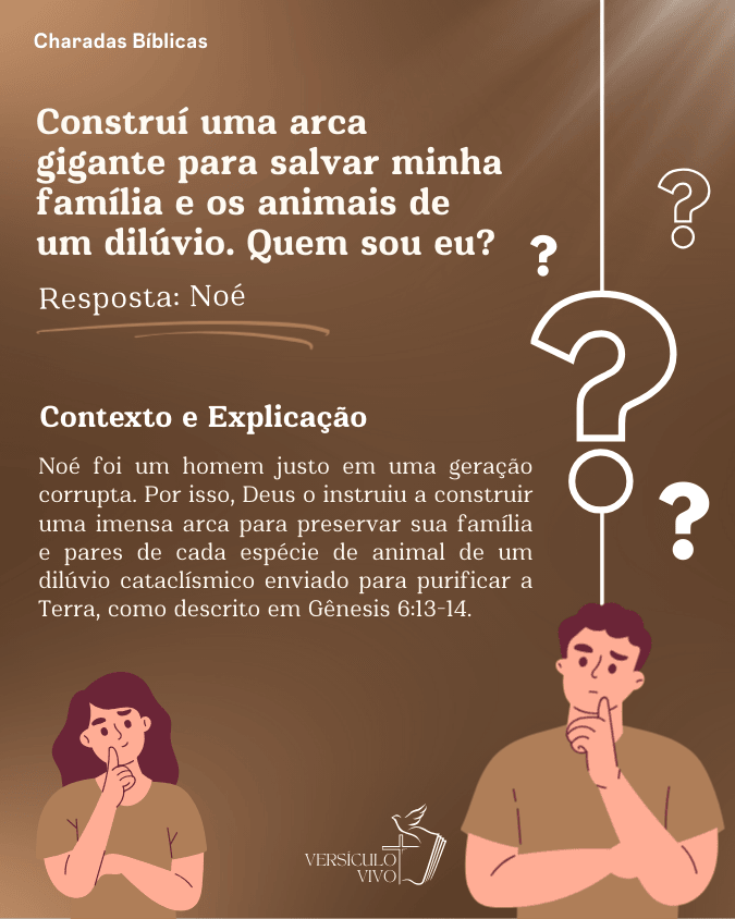 Charadas do Antigo Testamento Charadas do Antigo Testamento