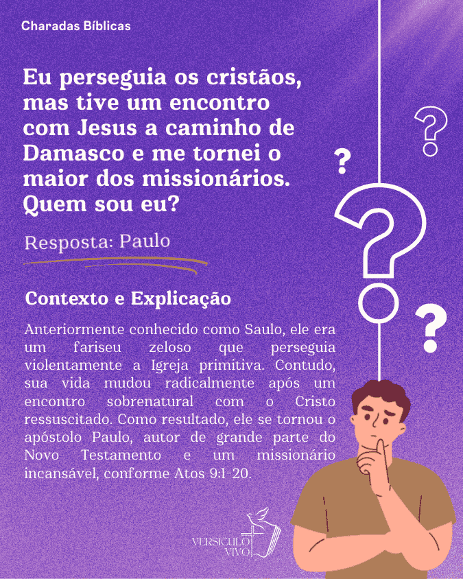 Charadas Bíblicas Charadas do Novo Testamento