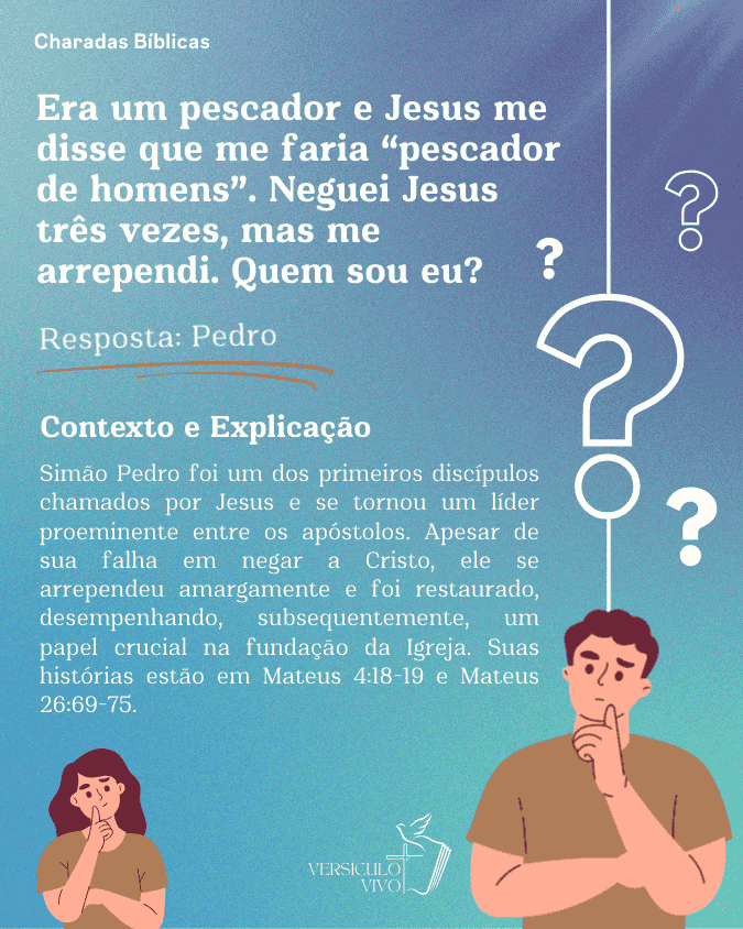 Charadas Bíblicas Charadas do Novo Testamento