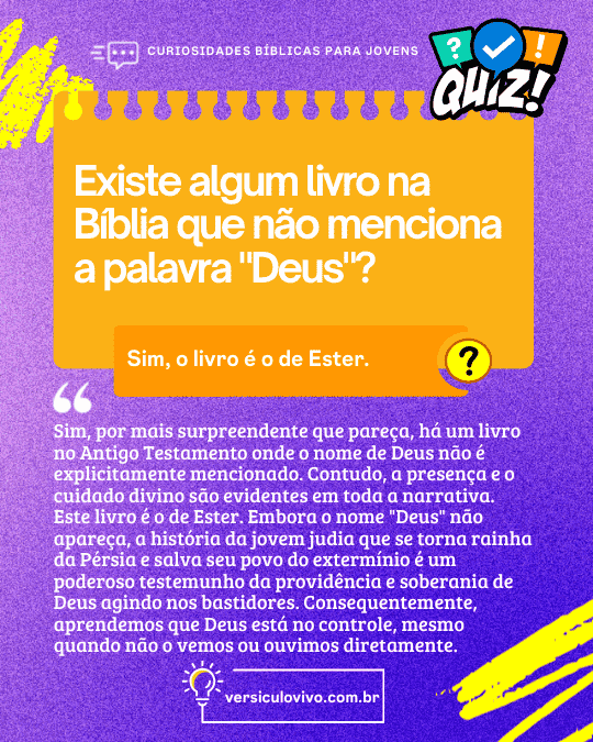 Curiosidades bíblicas para jovens