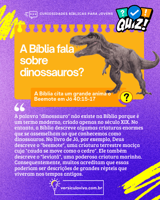 Curiosidades bíblicas para jovens