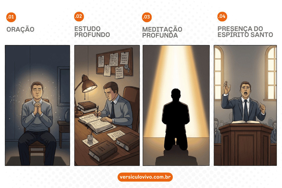 O que o pregador deve fazer antes de pregar?