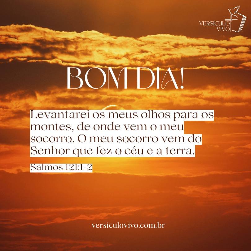 Versículos Bíblicos de Bom Dia