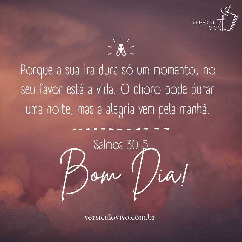 Versículos Bíblicos de Bom Dia