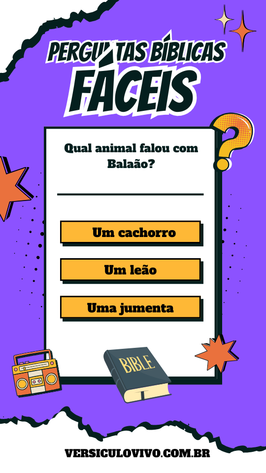 Perguntas Bíblicas Fáceis
