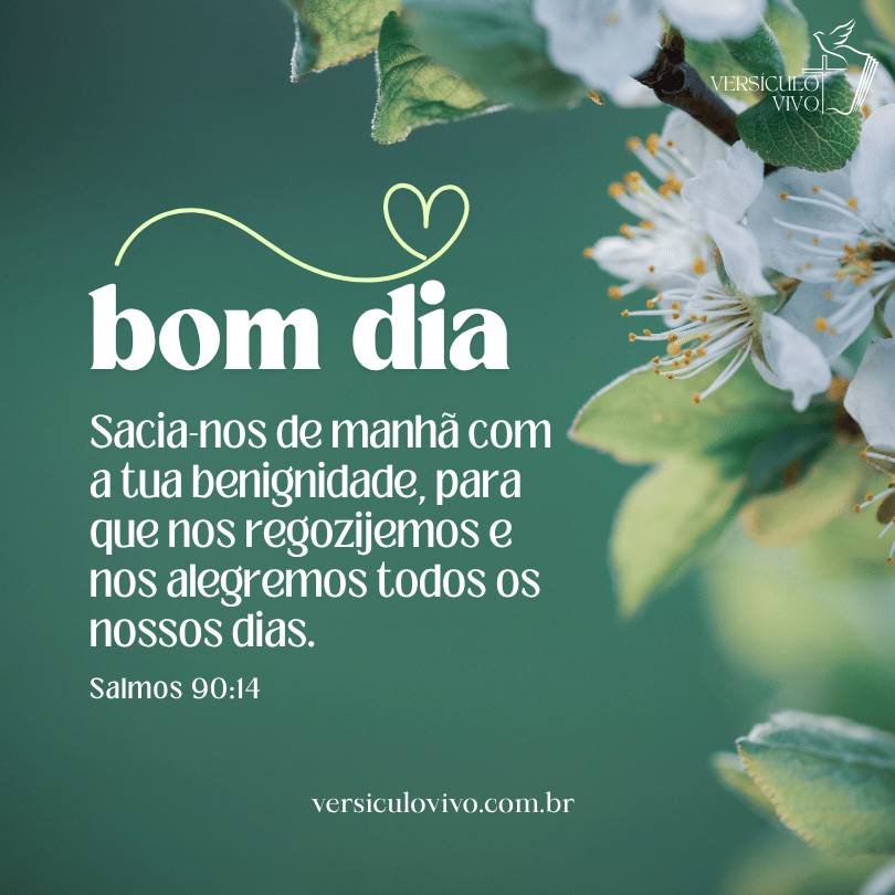 Versículos Bíblicos de Bom Dia