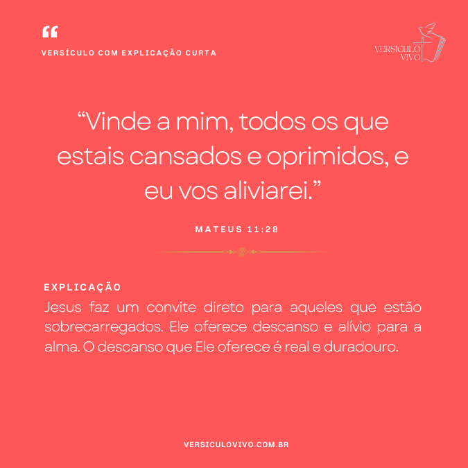 Versículos com explicação curta