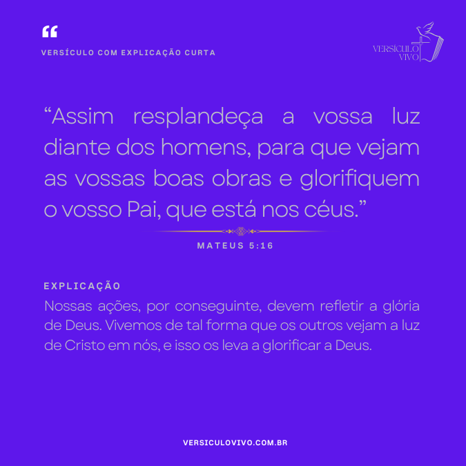 Versículos com explicação curta