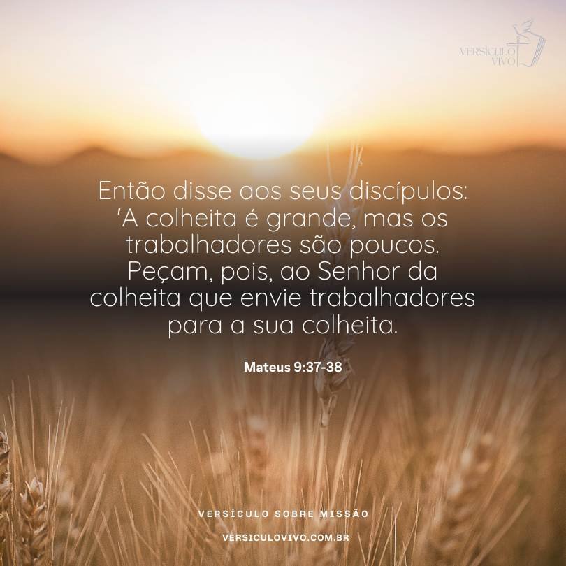 Versículos Biblicos sobre Missões