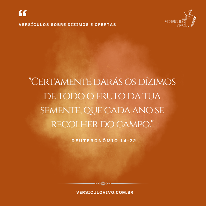 Versículos sobre Dízimos e Ofertas