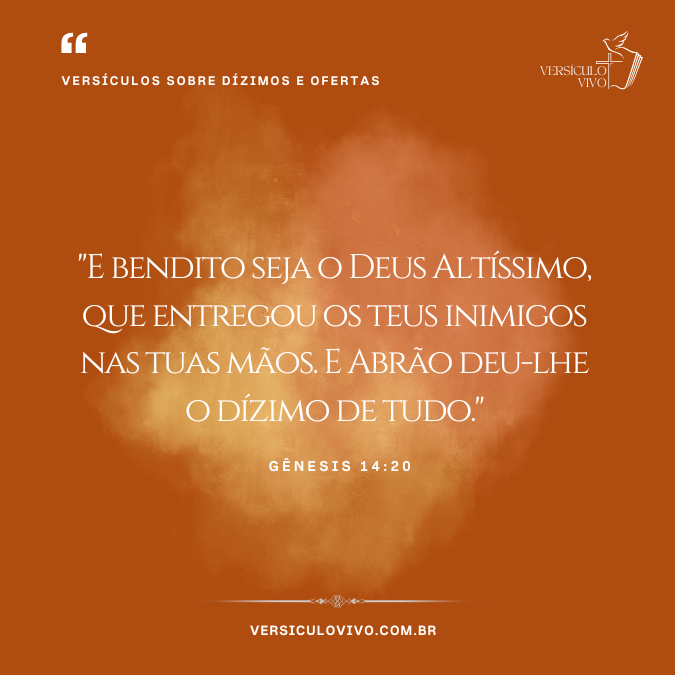 Versículos sobre Dízimos e Ofertas