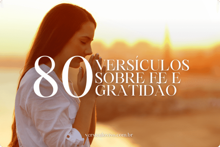 Versículos sobre Fé e Gratidão
