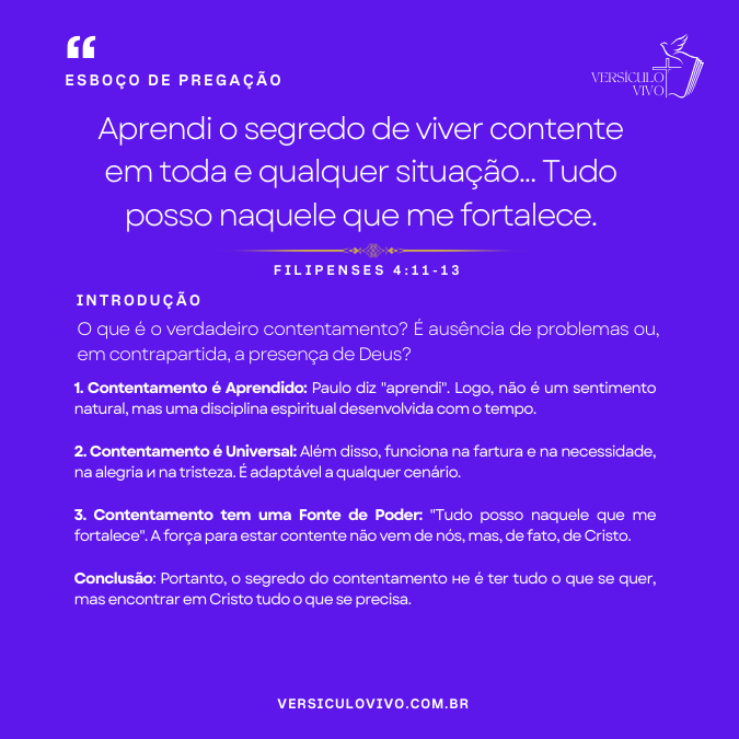 Esboço de Pregação