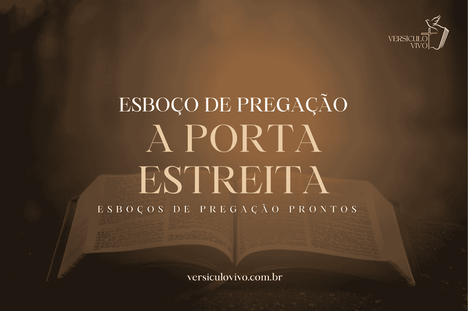 Esboço de Pregação: A Porta Estreita e a Decisão Mais Importante da Vida