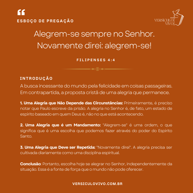 Esboço de Pregação
