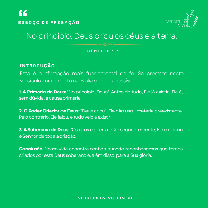 Esboço de Pregação