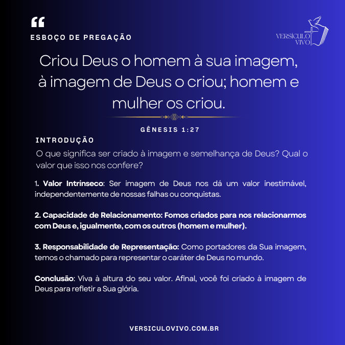 Esboço de Pregação