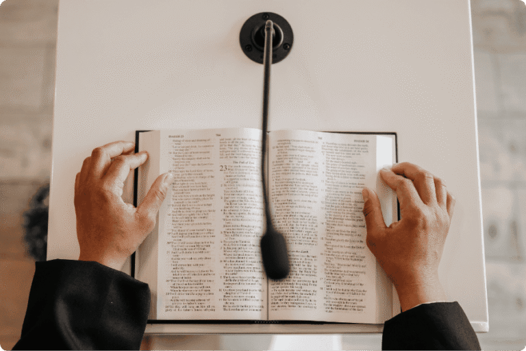 O que falar em uma saudação na igreja?