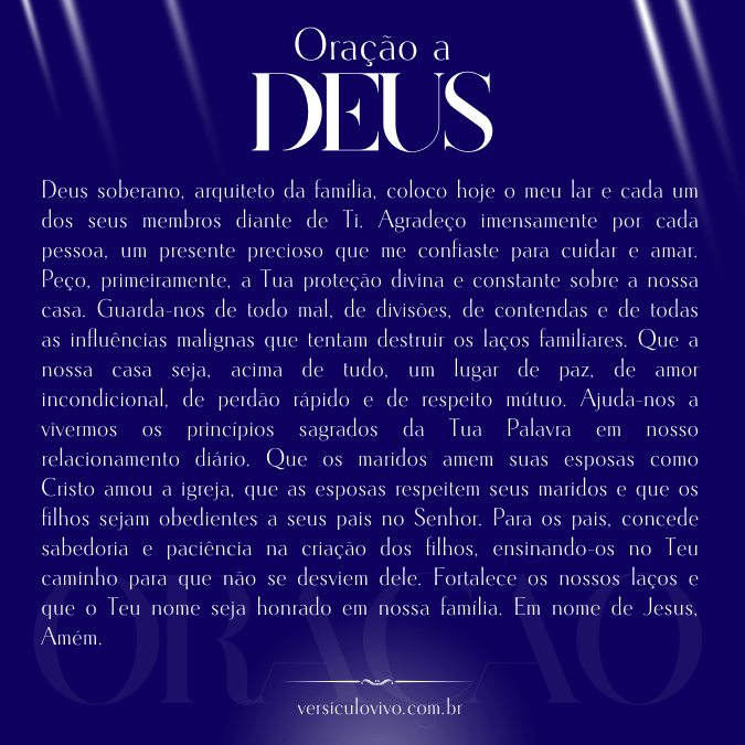 Oração a Deus
