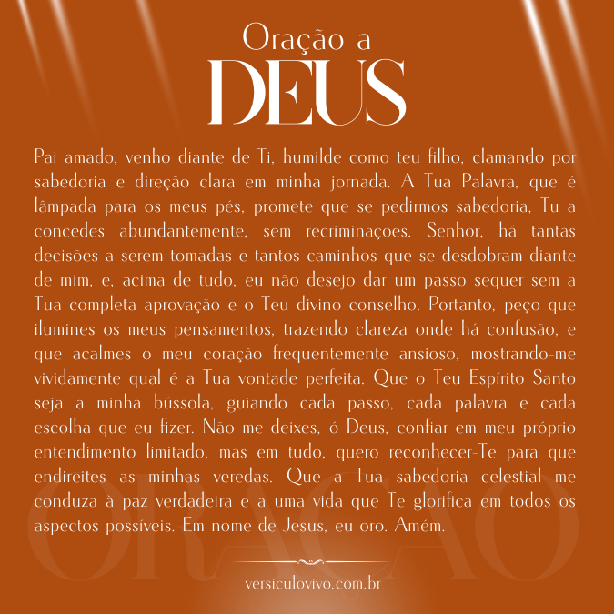 Oração a Deus