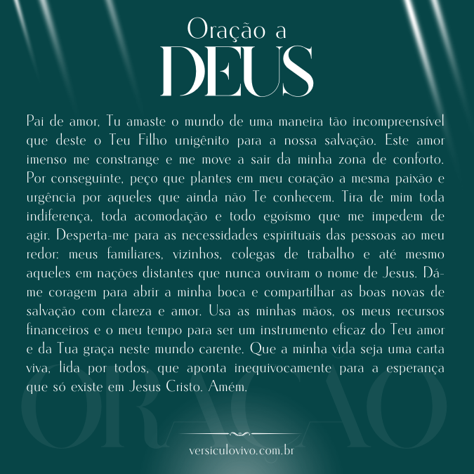 Oração a Deus