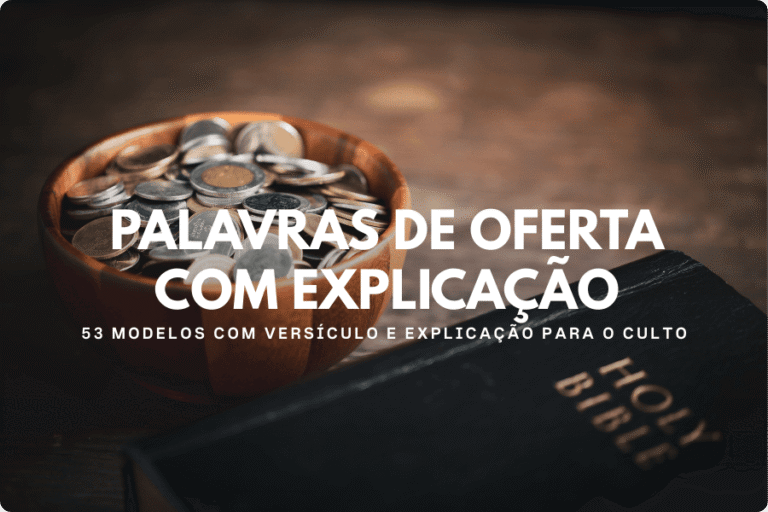 Palavras de Oferta com Explicação
