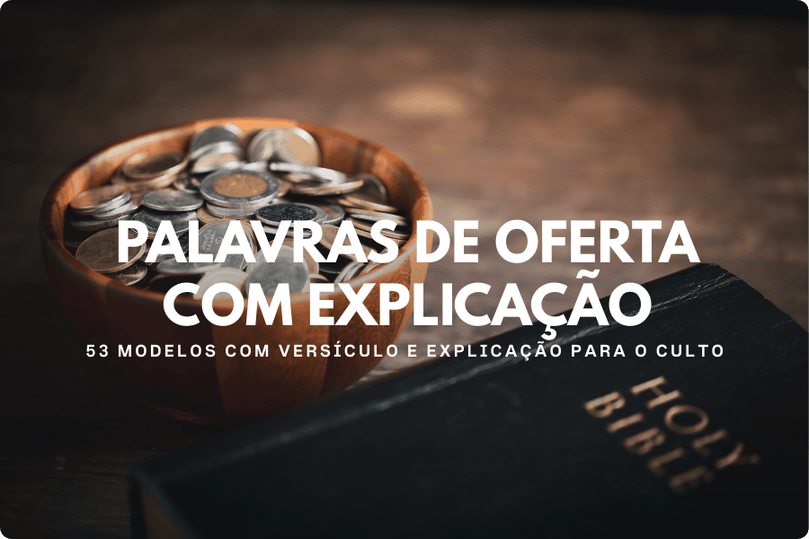 Palavras de Oferta com Explicação