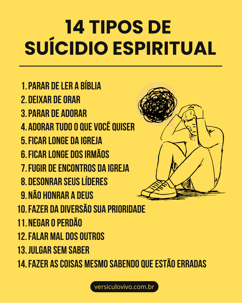 Tipos de suicídio Espiritual