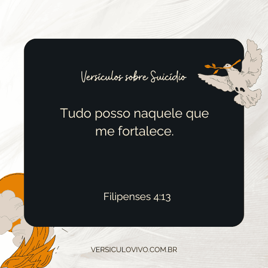 Versiculos sobre Suícidio