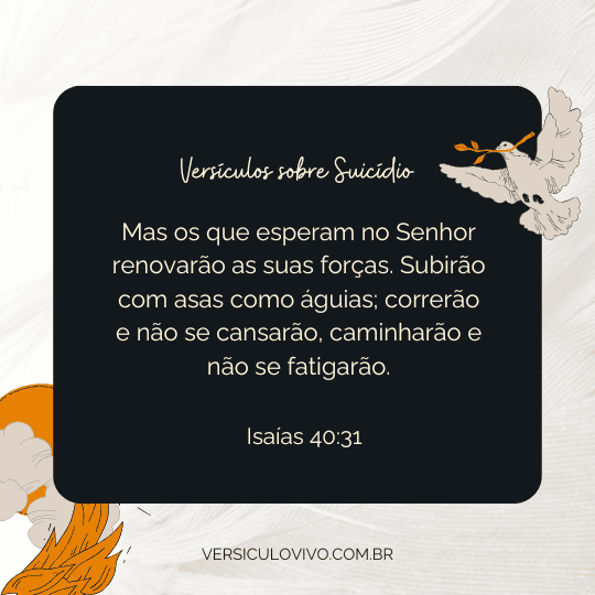 Versiculos sobre Suícidio