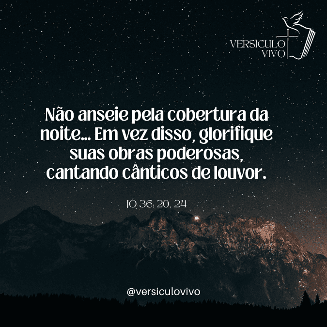 Versículos de Boa Noite