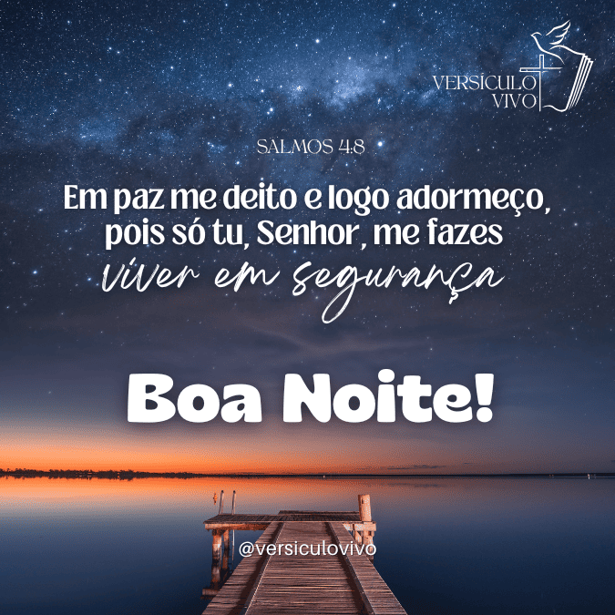 Versículos de Boa Noite