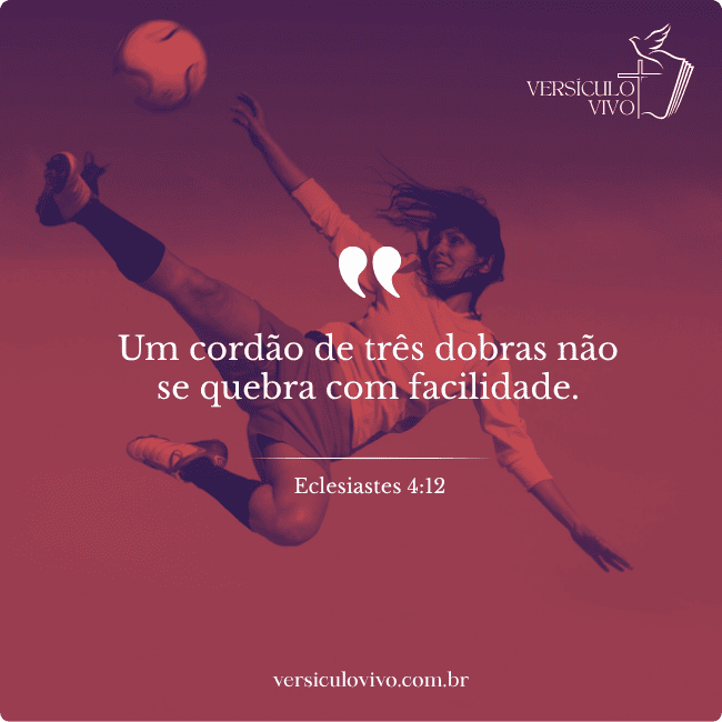 Versículos Motivadores para Jogadores de Futebol