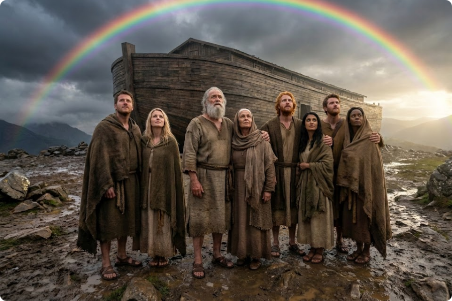 A história da Arca de Noé resumida