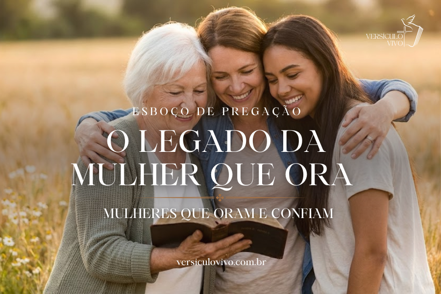 Esboço de Pregação sobre: O Legado da Mulher que Ora e Confia