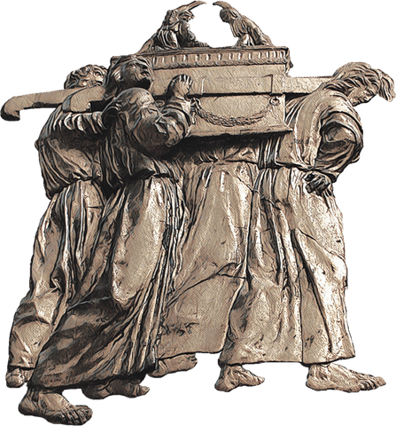 Carrendo a arca da aliança