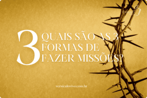 Quais são as 3 Formas de fazer Missões?