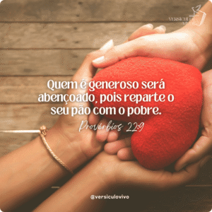 Versículo sobre Generosidade