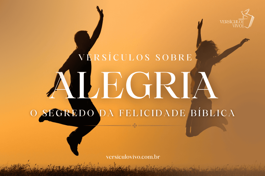 Versículos sobre Alegria